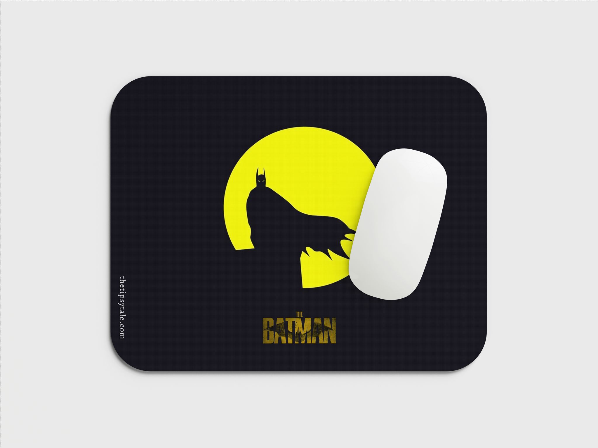 "BatMan DC- Moon Version" Mousepad  Enhance Your Workspace with Style-Yellow
