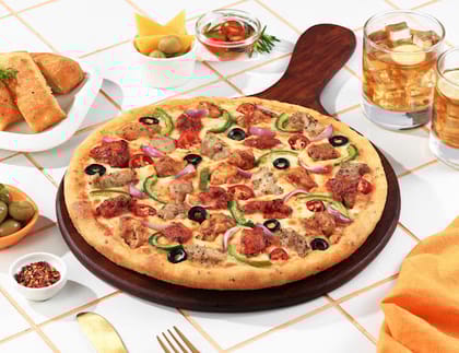 Chicken Full Smash Pizza [BIG 10"]