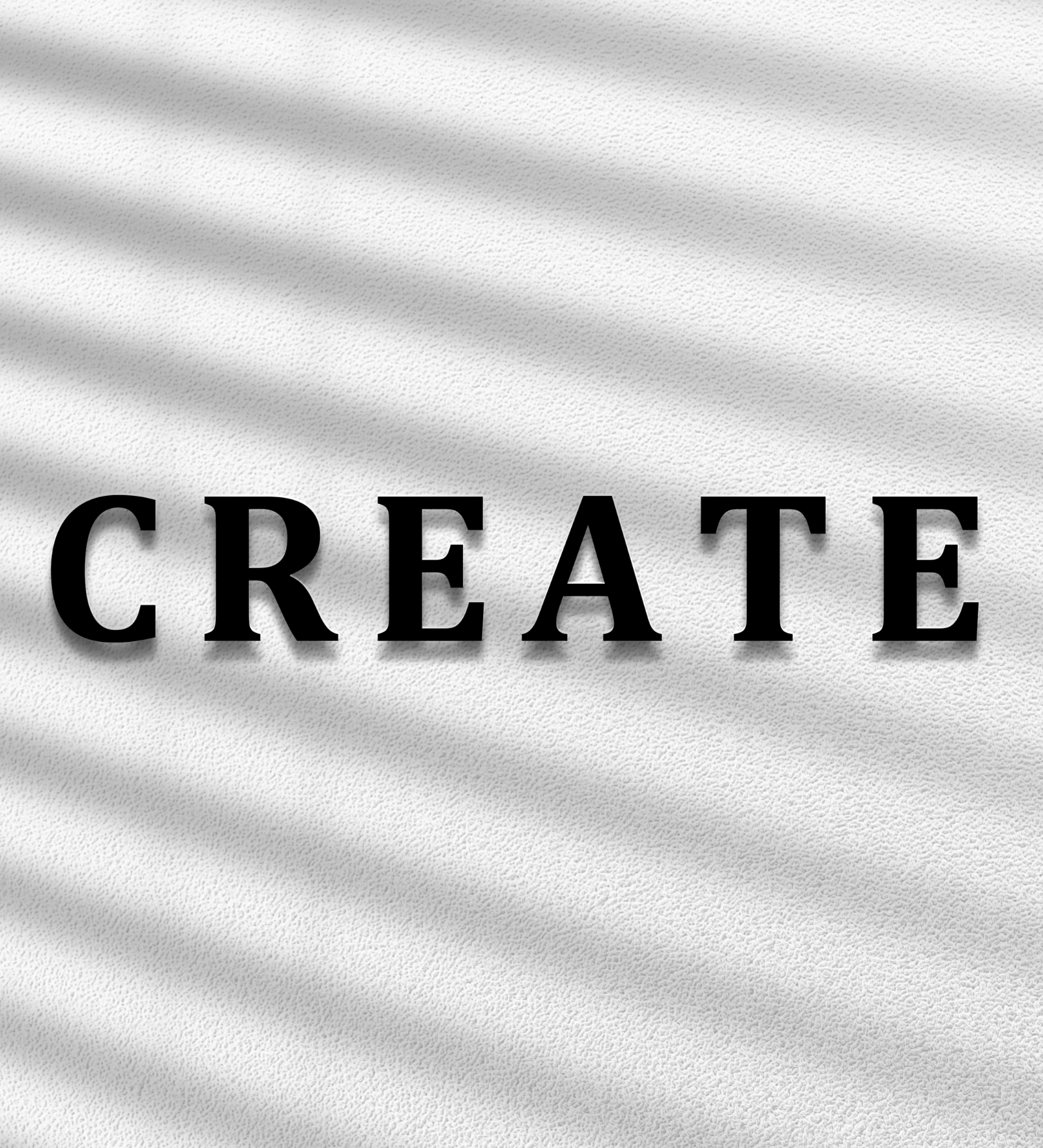 Create 3D Word Wooden Art-Black