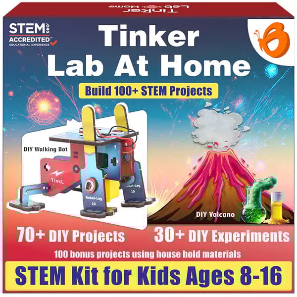 200-in-1 Mega Science Kit, Tinker Lab At Home | 8-15 yrs