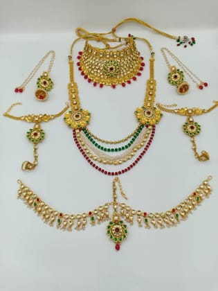ZEVAR I Kundan Bridal Jewellery Set