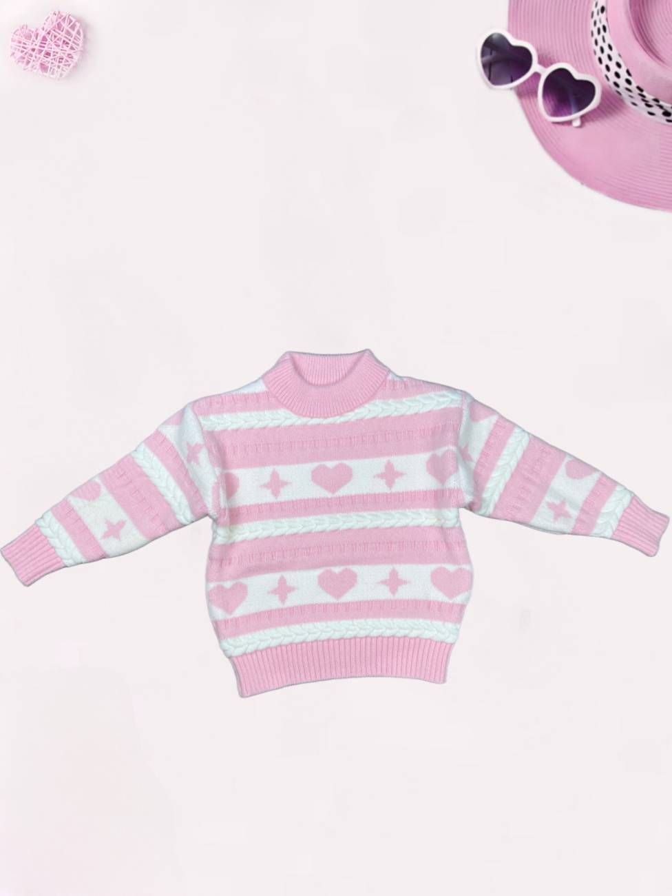 Girl’s Imported Sweater [GT-578] (4-10Years)-5-6Y (Size - 26) / Imported
