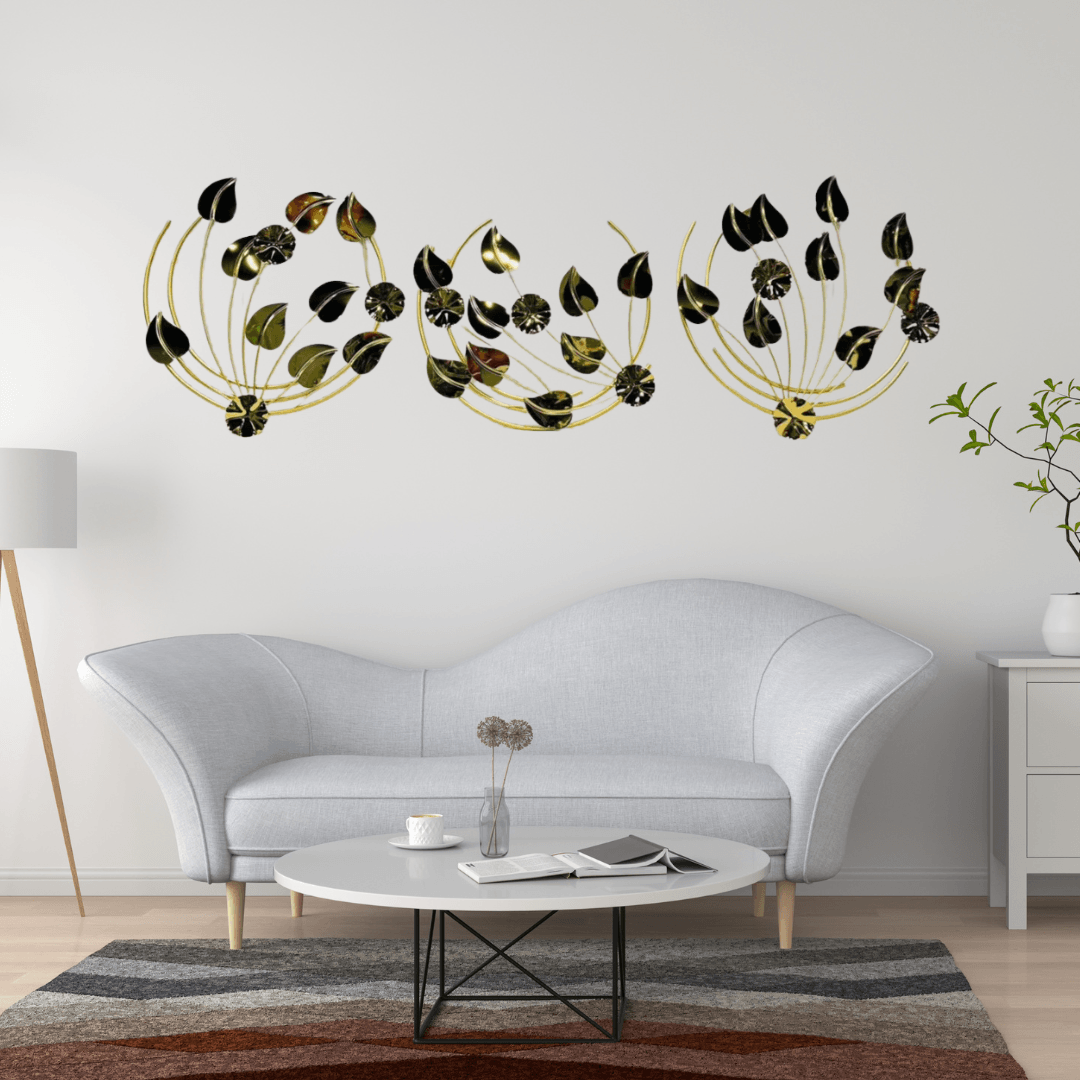 Luxury Metal Wall Art Style 16-H: 20 | L: 20 *2