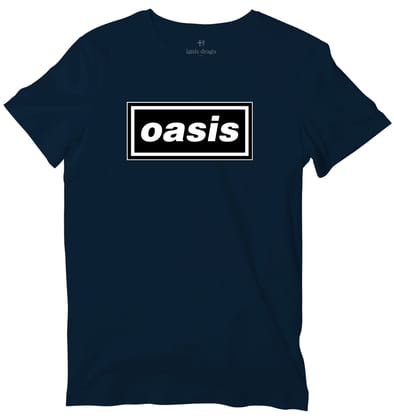 Oasis Logo T-shirt-38 - S / Prussian Blue