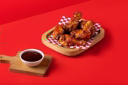 BBQ Baked Chicken Wings 6pc