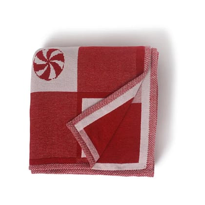 Fundays Candy Chenille Blanket-160x120 cm / Red / 1499