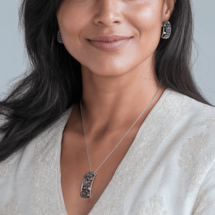 Positivity Cut-out Neckpiece-Adjustable 16" - 20"