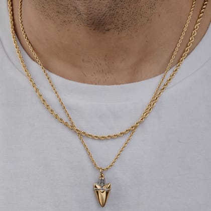 ARROW (GOLD) Pendant+ Chain