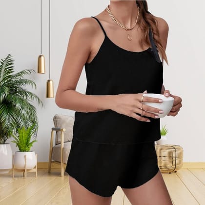 JOMFERRY Women Lycra U Neck Night Dress Lingerie for Women | Sexy Nightwear for Women | Nighty for Women Stylish | Baby Doll Lingerie Multicolour-S