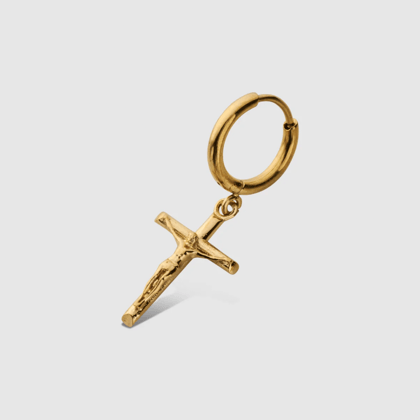 CRUCIFIX EARRINGS (a pair)
