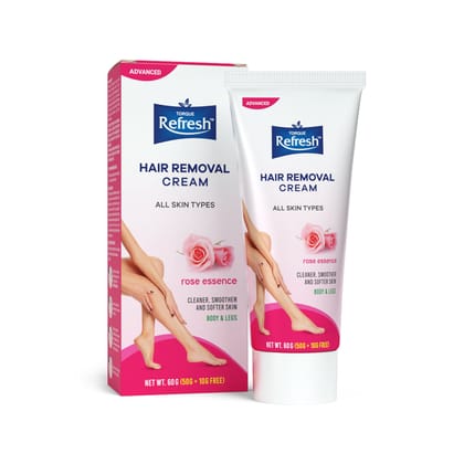 Torque Refresh Hair Removal Cream with Rose Essence-Pack of 2
