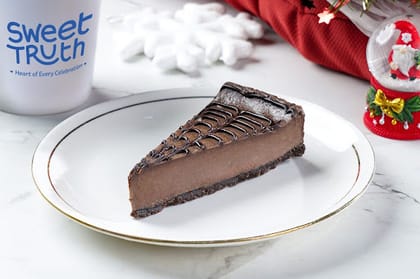 Chocolate Cheesecake Slice