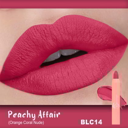 Perfect Pout Matte Crayon Peachy Affair- BLC 14 (Buy 2 Pay for 1)