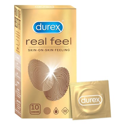 Durex Real Feel Condoms for Men - 10 Count | Latex Free