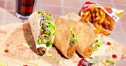 Chicken Seekh Kabab Taco