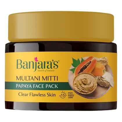 Multani Mitti Papaya Face Pack 100gms(Jar Pack) MRP - 149/-
