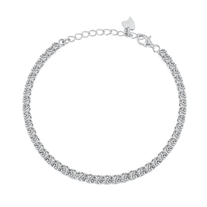 TENNIS BRACELET (3MM) - Fine Silver-Silver