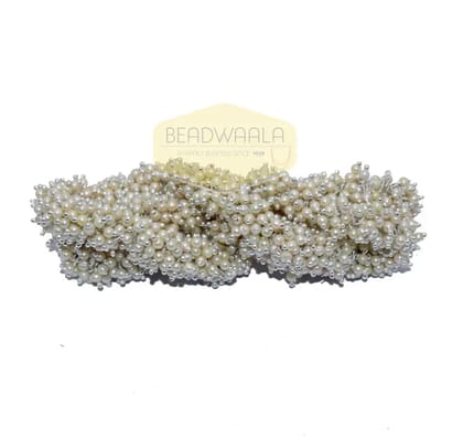 Non Microplated Loreal Charms Beads use for Jewelry Making Per Packet of 50 Gram Approx 1050 Pcs (Silver) , LS-106-50 Gram Approx 1050 Pcs / 3 MM