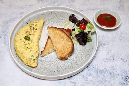 Med Masala Omelette