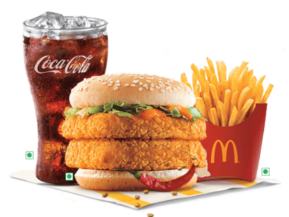 EVM McSpicy Paneer® Double patty Burger