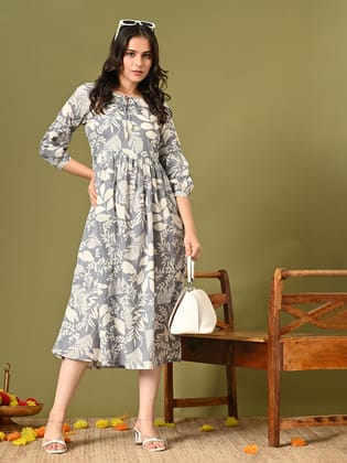 Tropical Pocket Dress-S