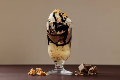 Butter Choc Fudge Ice Cream Sundae