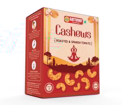 Sattviko Roasted Spanish Tomato Cashews 80 GM