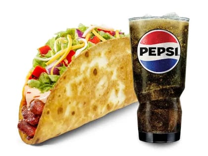 Crunchy Wheat Taco Pinto Bean + Pepsi Masala Twist