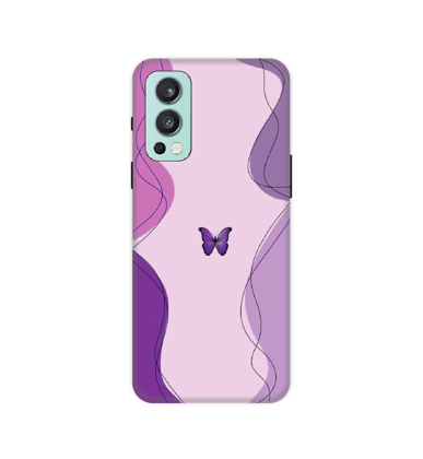 Purple  Butterfly -  Hard Cases For OnePlus Models-OnePlus Nord CE 2