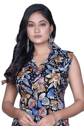 senorita kurti  every day wear, office wear, holiday wear navy blue