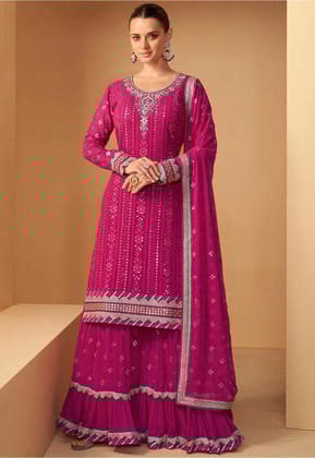 Rani Colure Georgette Salwar Kameez Sahara Dress-S