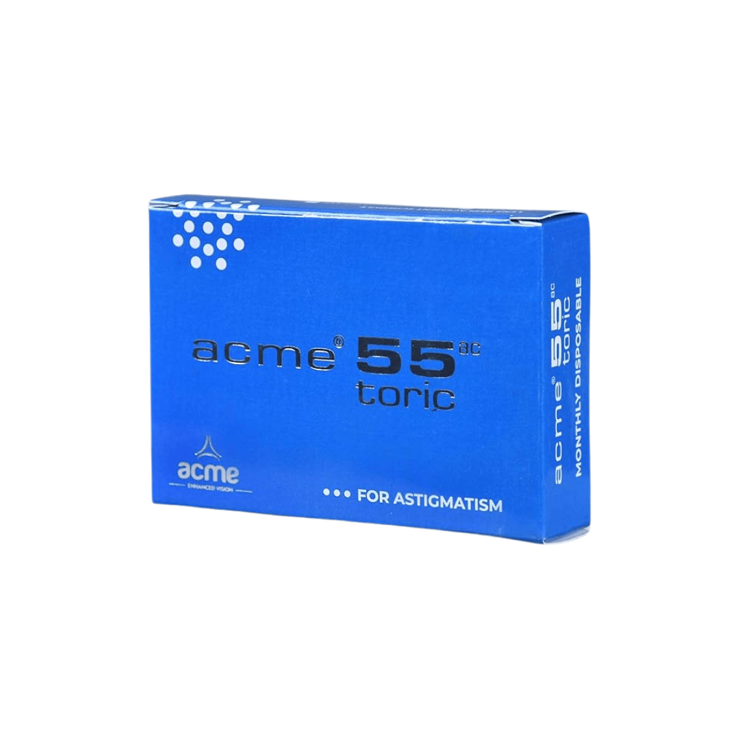 Acme 55 Toric with UV Blocker (6 Lens Pack)-Zero 0.00