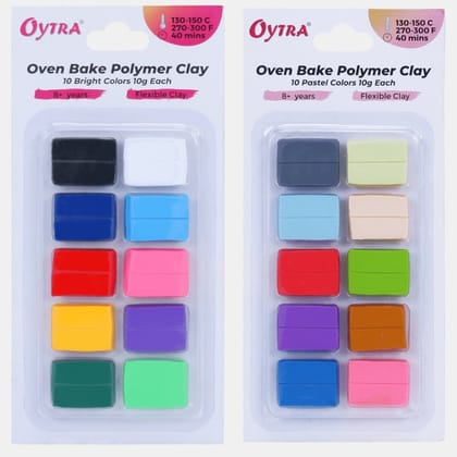 20 Color Polymer Oven Bake Clay Set for Jewelry Earrings Making