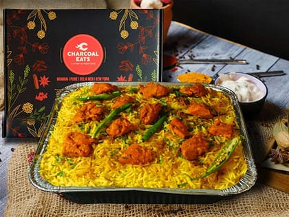 Dum Chicken Tikka Biryani (Boneless, Serves 4)