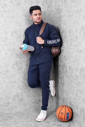 Active Camo Tracksuit- Navy-S