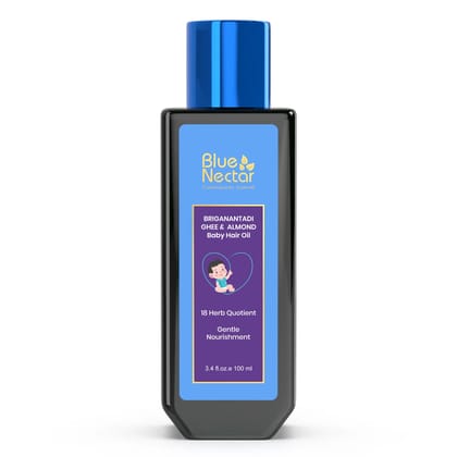 Baby Hair Oil with Ghee for Nourishment and Baby Hair Growth(18 Herbs) 100 ml
