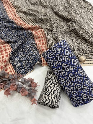 Cotton Suit Mulmul Dupatta