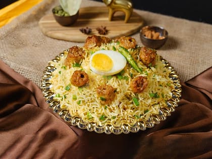 Charcoal Chicken Seekh Kepsa Biryani