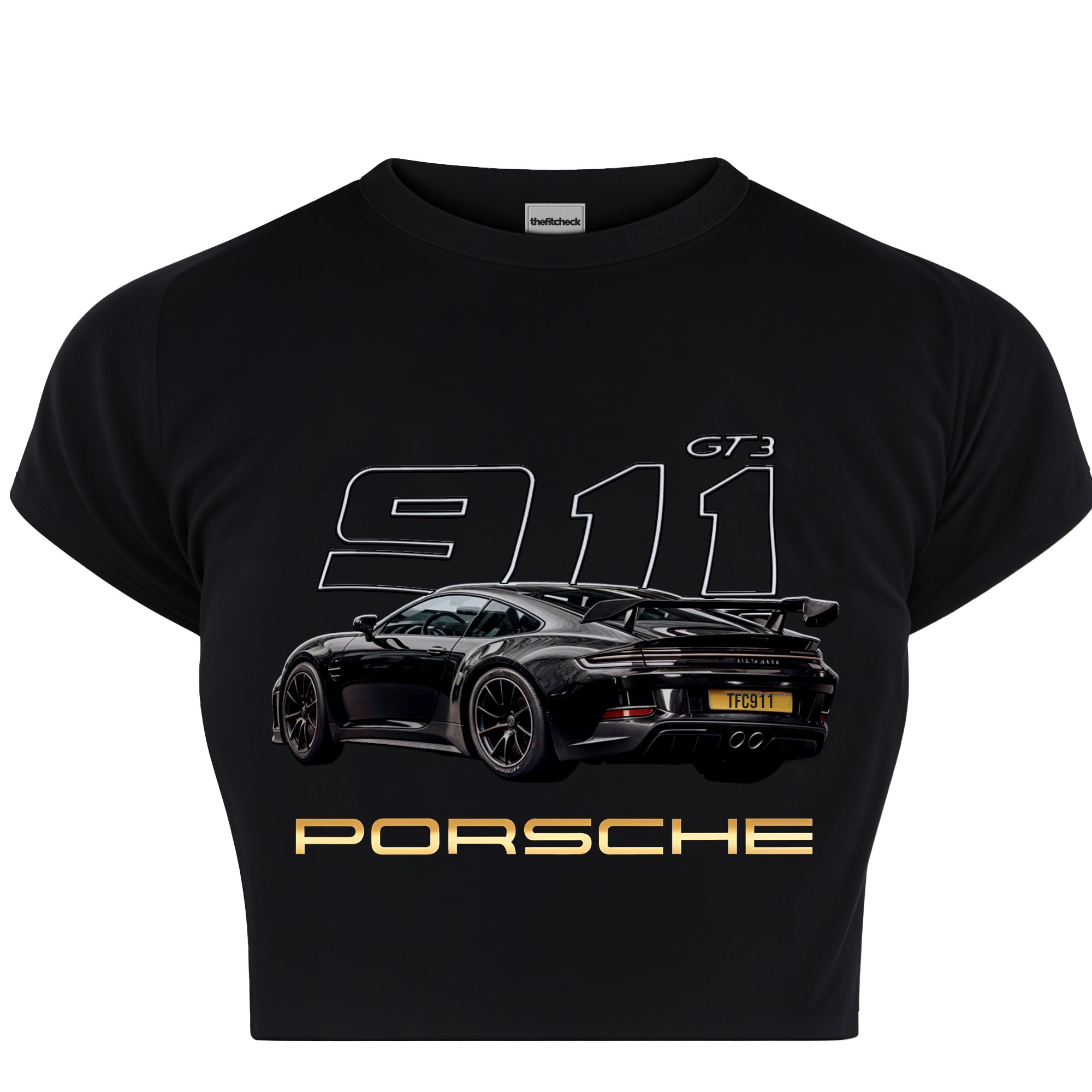 PORSCHE 911 WOMEN’S BABY TEE-XS