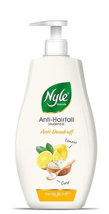 Nyle Anti-Dandruf Shampoo With Lemon and Curd 400ml