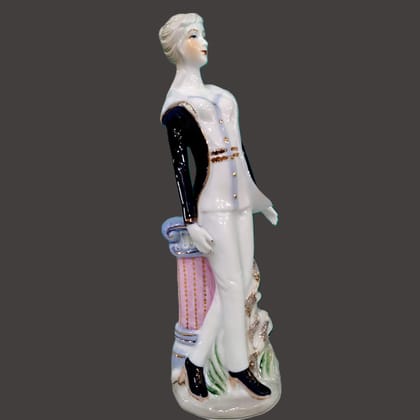 Victorian Lady - Wanderlust Girl Style 11-Porcelain | Glossy Finish / H: 12  |  L: 5 | W: 4 (Inch)