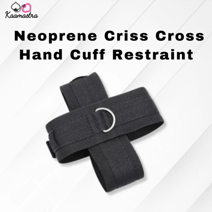 Kaamastra Neoprene Criss Cross Hand Cuff Restraint