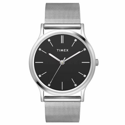 Timex Black Dial Men Analog Watch - TW000R453-Black
