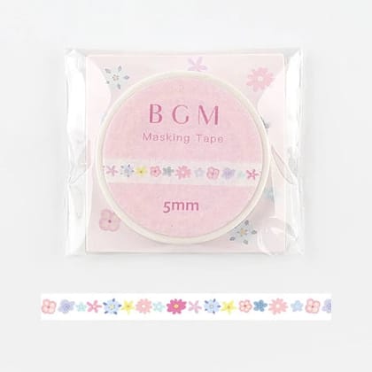 BGM Aya Flower Slim Washi Tape