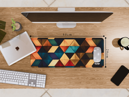 "Lost in the Maze" Gaming Mousepad – Elevate Your Gaming Experience-Medium (28CM X 60CM)