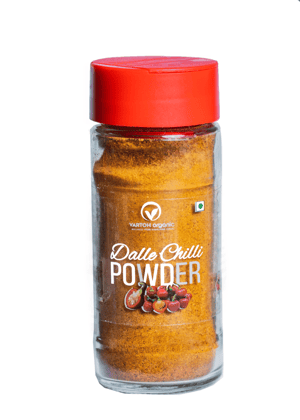 Vartoh Organic Dalle Chilli Powder, 50 gm