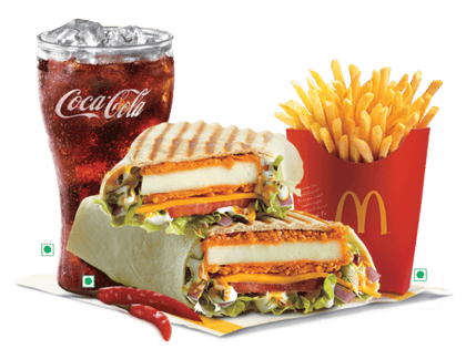 Large EVM Big Spicy Paneer Wrap