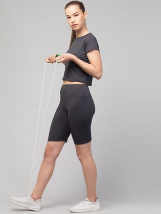 WUGO::Latest Fancy High GSM Active Wear/Gym Shorts/Solid Yoga Shorts/Cycling Shorts For Women's & Girls