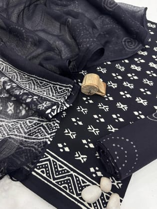 Cotton Suit With Kota Doriya Dupatta