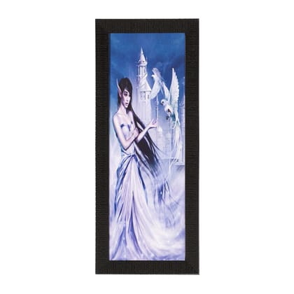 Angel Woman Satin Matt Texture UV Art Painting